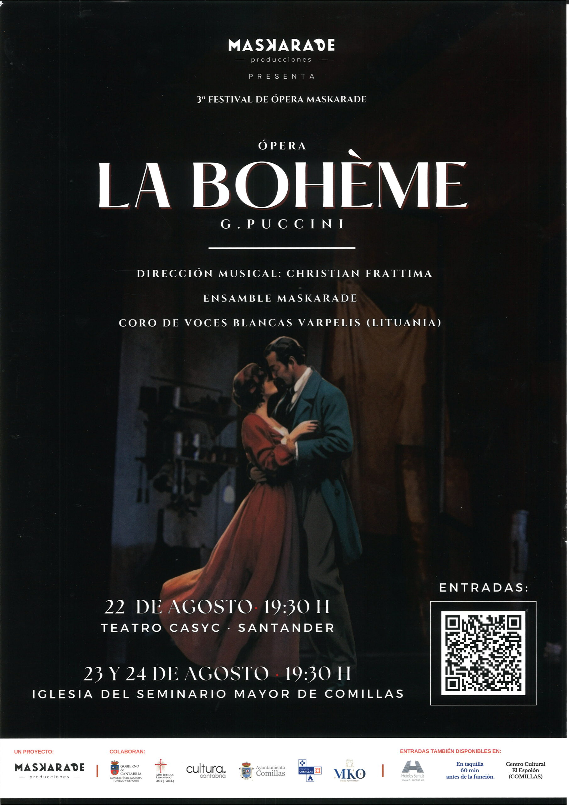 FESTIVAL DE OPÉRA MASKARADE – OPÉRA « LA BOHÈME »