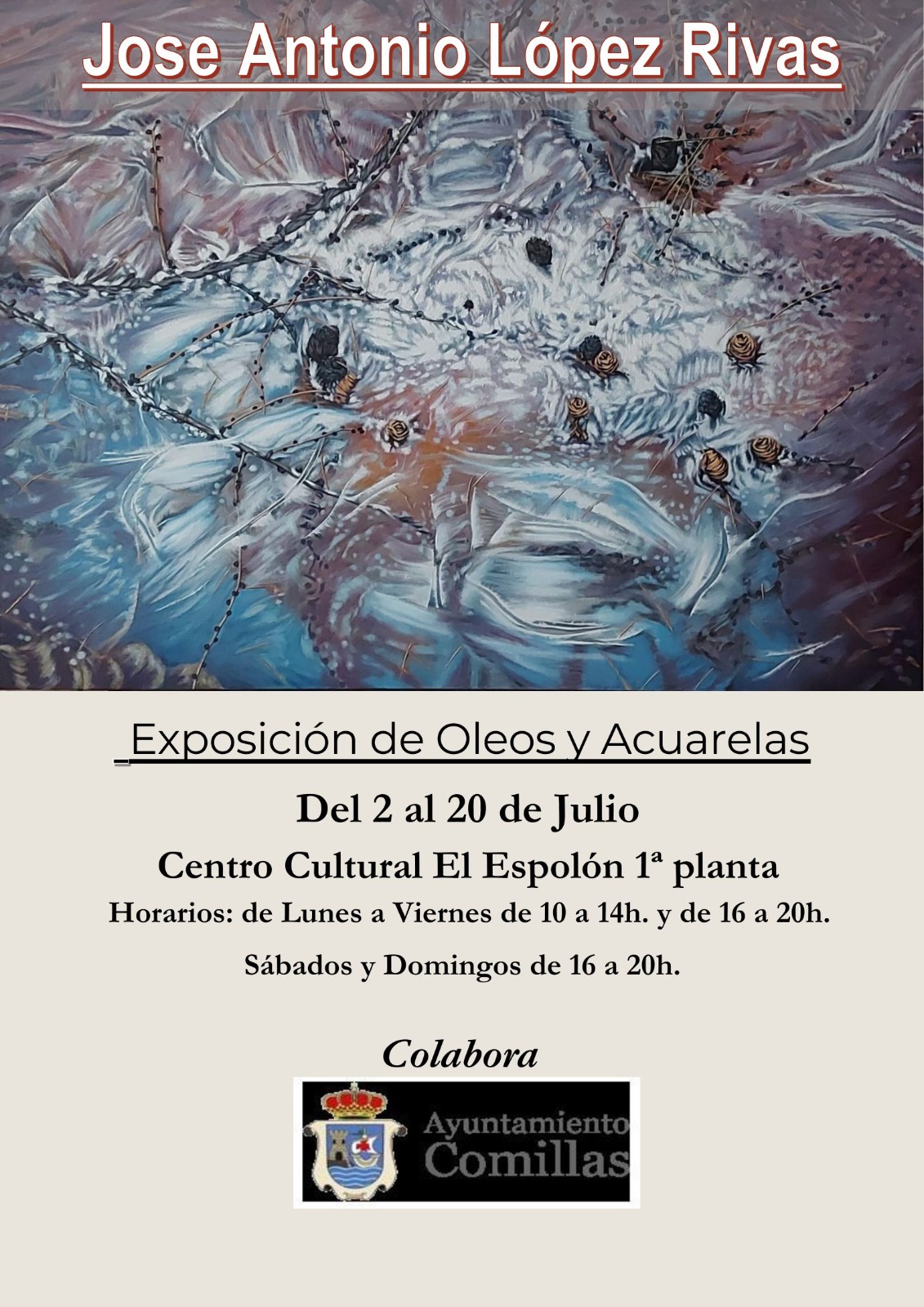 EXPOSICIÓN DE ÓLEOS Y ACUARELAS