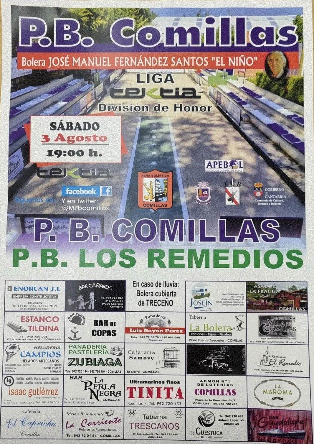 P.B COMILLAS  – P.B LOS REMEDIOS