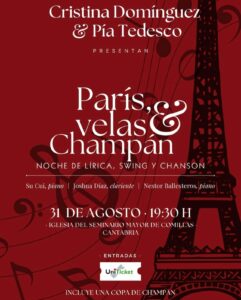 FESTIVAL ÓPERA MASKARADE. Recital “París, velas y champán: Noche de lírica, swing y chanson”