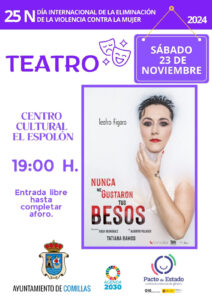 TEATRO «NUNCA ME GUSTARON TUS BESOS»