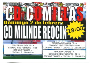 CD COMILLAS-CD MILINDE REOCIN